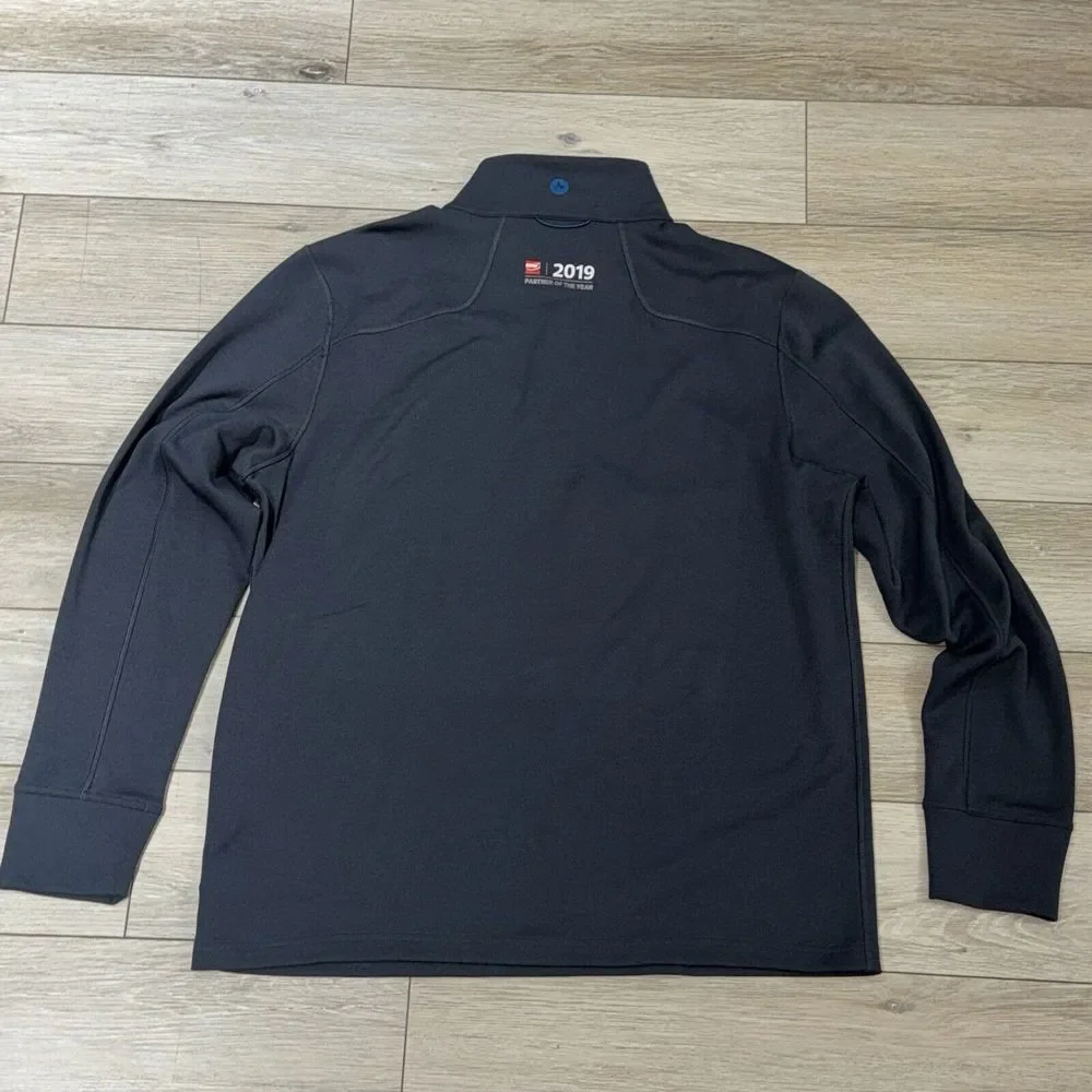 Marmot Hanging Rock 1/2 Zip Men's XL Performance Sweater Gray/Blue Outdoor Cargo - Picture 3 of 10